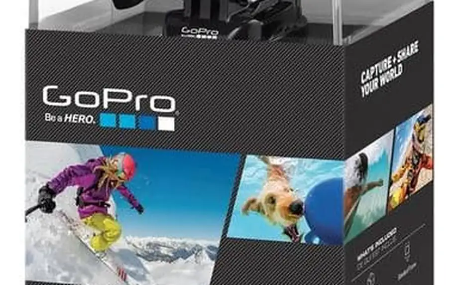 Outdoorová kamera GoPro HERO Session černá + Doprava zdarma