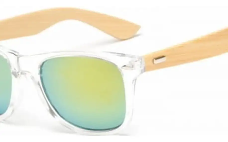 Stylové sluneční brýle s dřevěnými pacičkami - 16 druhů