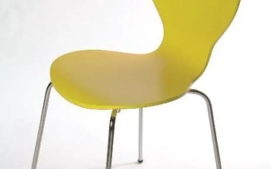 Flower - Jídelní židle (žlutá)