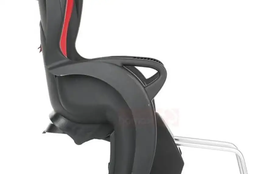 Cyklosedačka Hamax KISS černá/červená + Reflexní sada 2 SportTeam (pásek, přívěsek, samolepky) - zelené v hodnotě 58 Kč