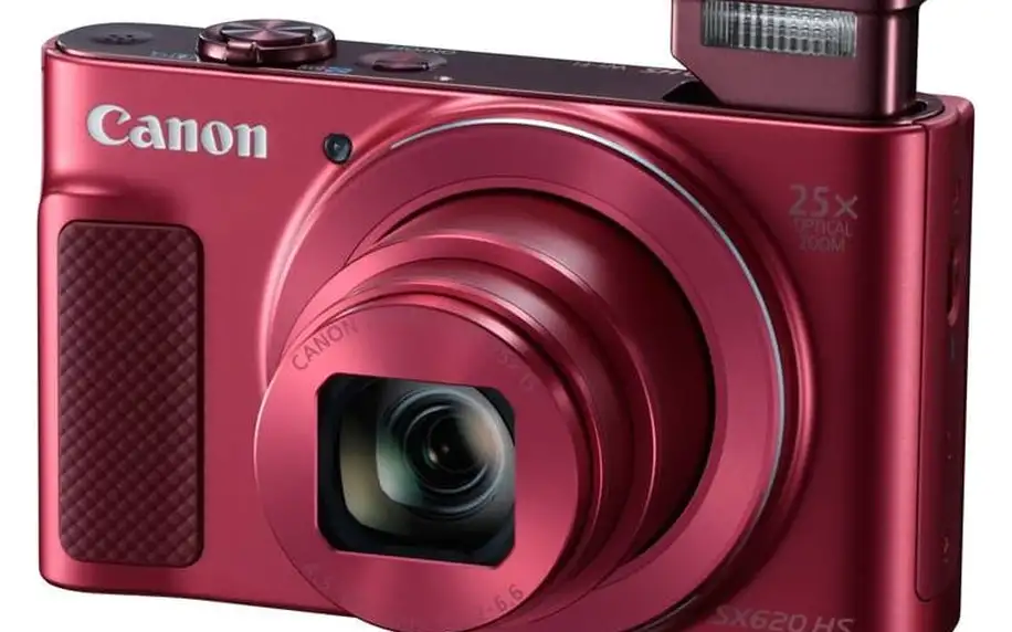 Digitální fotoaparát Canon PowerShot SX620 HS (1073C002) červený Pouzdro foto Canon DCC-1500 (zdarma) + Doprava zdarma