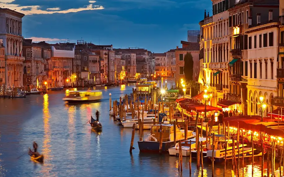 Koupání v Jesolu i večerní Benátky s průvodcem