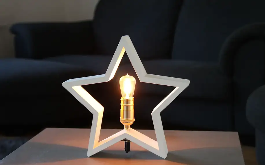 STAR TRADING Retro LED žárovka E14 (stmívatelná), zlatá barva, čirá barva, sklo
