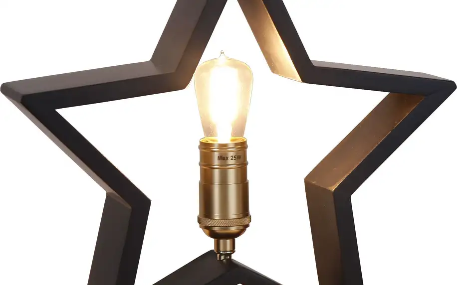 STAR TRADING Retro LED žárovka E14 (stmívatelná), zlatá barva, čirá barva, sklo