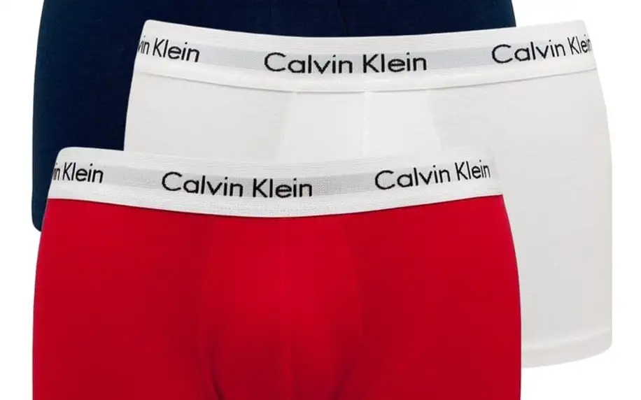 3PACK pánské boxerky Calvin Klein tricolor S