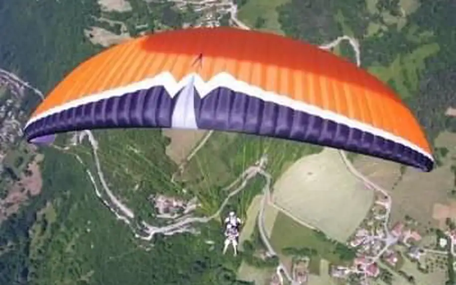 Tandem paragliding Beskydy