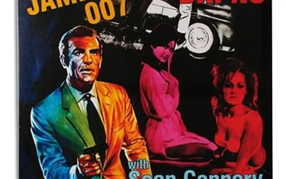 James Bond 007 Dr. No obraz na lněném plátně 50 x 70