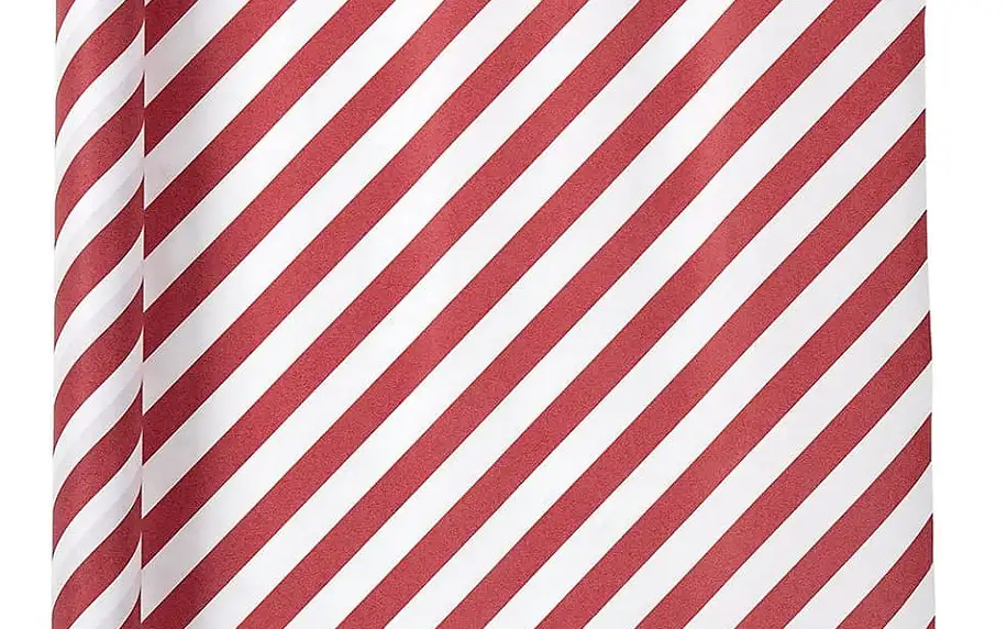 Bloomingville Balicí papír Red stripe, červená barva, papír