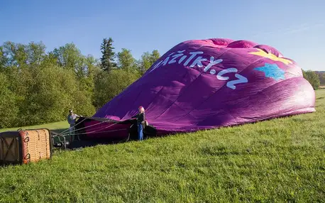 Romantický let v balónu pro dva