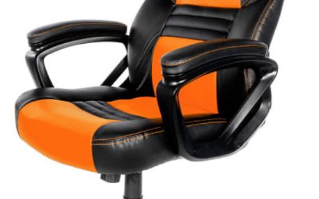 Herní židle Arozzi MONZA černá/oranžová (MONZA-OR)