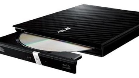 Externí DVD vypalovačka Asus SDRW-08D2S Lite černá (90-DQ0435-UA221KZ)