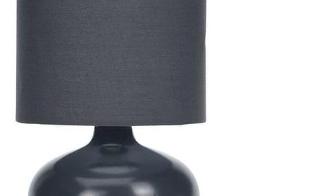 Home Styling Collection Lampička stolní, keramická - barva černá