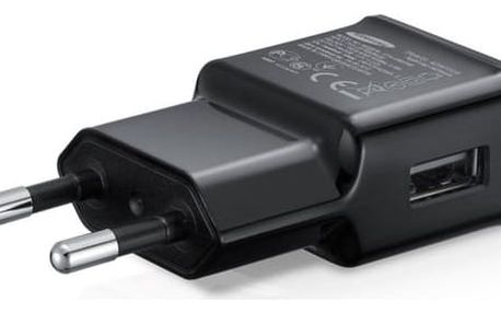 Nabíječka do sítě Samsung ETA-U90EBE, 1x USB, 2A + MicroUSB kabel černá (ETA-U90EBEGSTD)