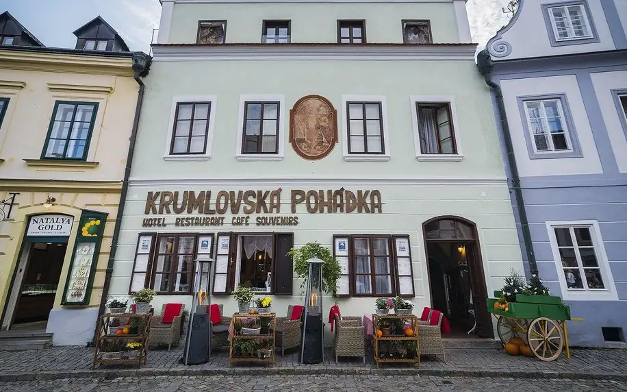 Hotel Krumlovská pohádka v centru Českého Krumlova, děti zdarma