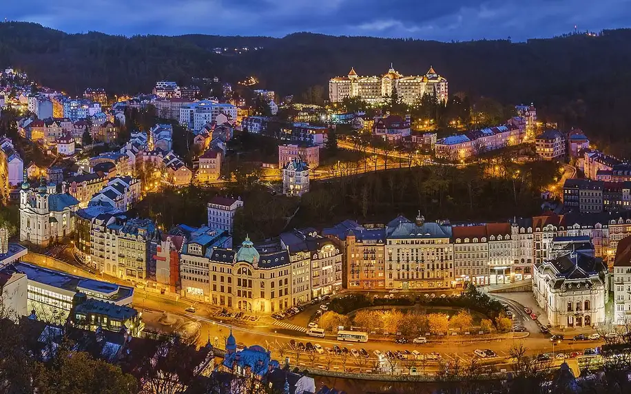 Spa Hotel Panorama v Karlových Varech s procedurami a polopenzí