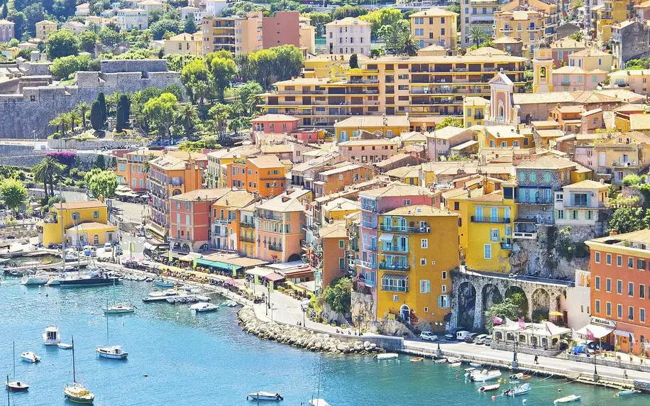 Azurové pobřeží, Monako, Éze, Nice, koupání v moři i poznávání, Provence-Alpes-Côte d'Azur