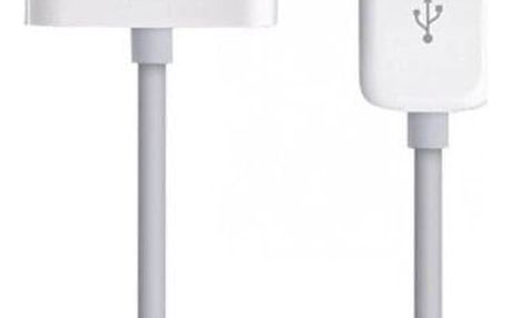 Kabel Apple USB/30-pin, (Bulk) (MA591G/A), 1,2 m bílý (MA591G/A)