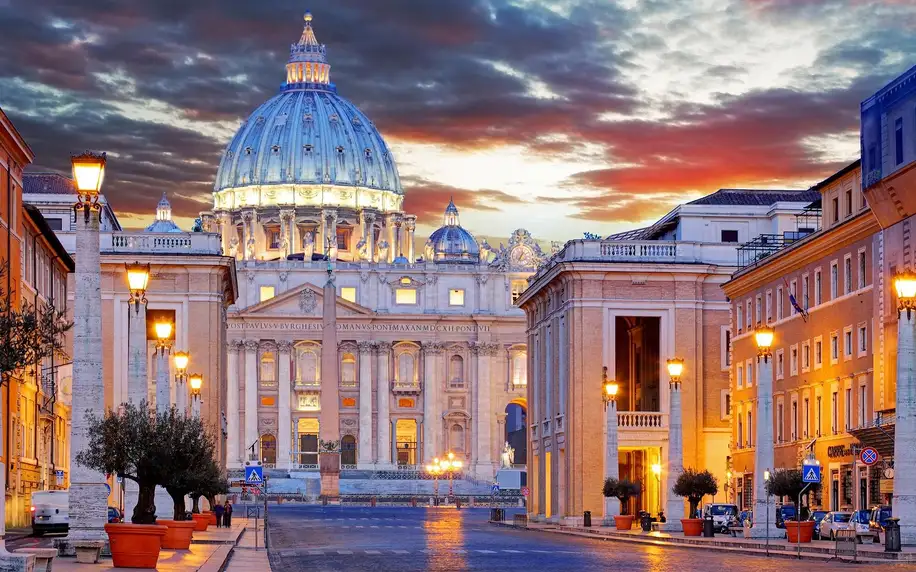 Zájezd do Říma a Vatikánu: noc v hotelu a snídaně