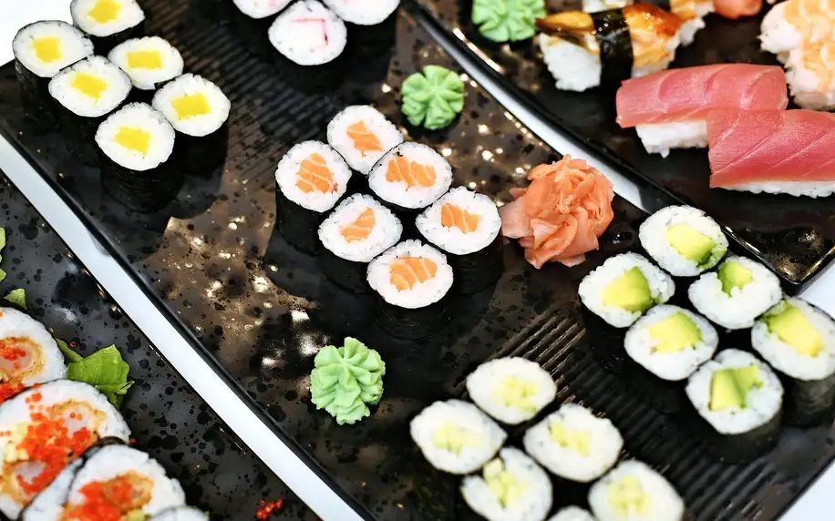 Running sushi v OC Šestka: 2hod. asijská hostina