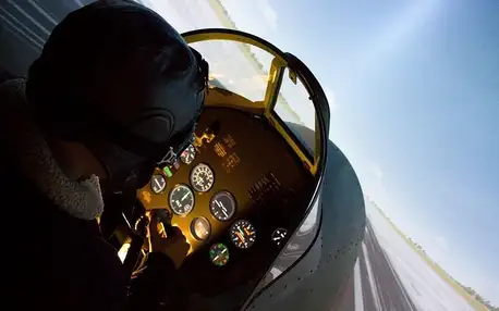 Letecký simulátor Supermarine Spitfire v Brně
