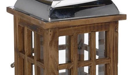 Home Styling Collection Dřevěná lucerna SVÍTILNA