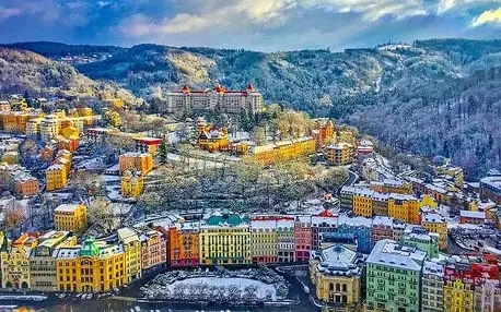 Karlovy Vary: 8 dní v Hotelu Malta **** se vstupem do Alžbětiných lázní + 15 léčebných procedur a plná penze