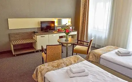 Karlovy Vary: Hotel Malta **** s až 5 wellness a léčebnými procedurami, kávou a zákuskem i polopenzí