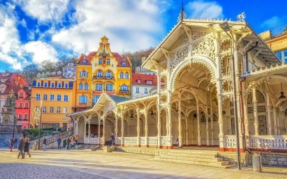 Karlovy Vary: Pobyt v Hotelu Malta **** s až 5 wellness a léčebnými procedurami, kávou a zákuskem i polopenzí