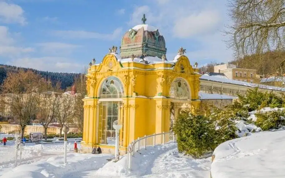 Karlovy Vary: 8 dní v Hotelu Malta **** se vstupem do Alžbětiných lázní + 15 léčebných procedur a plná penze