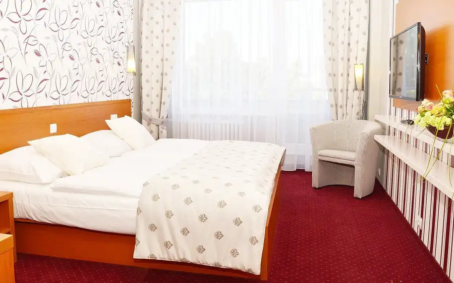 Hotel v Brně se snídaní, večeří a střešním wellness