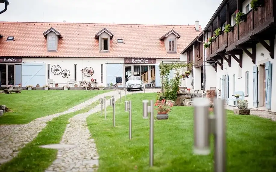 Romantické ubytování na vesnické usedlosti kousek od UNESCO Holašovic