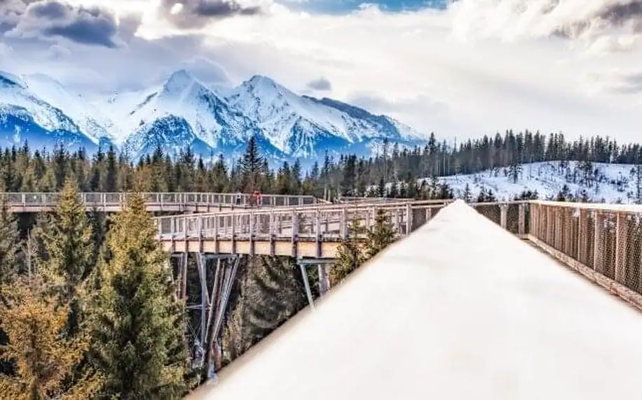 Belianské Tatry u Chodníku korunami stromů v Penzionu Šilon se snídaní + slevy do wellness a aquaparků