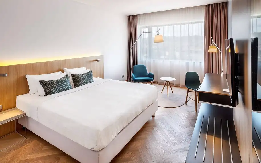 Courtyard Marriott Brno: polopenze a dítě zdarma