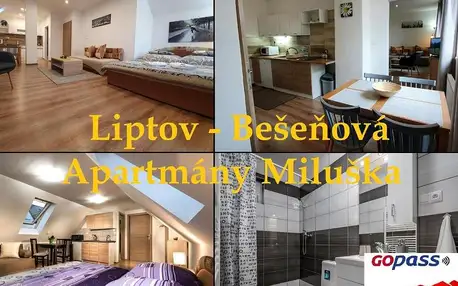 Bešeňová, Nízké Tatry: Apartmány Miluška