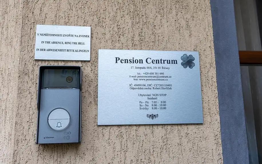 Střední Čechy: Pension Centrum
