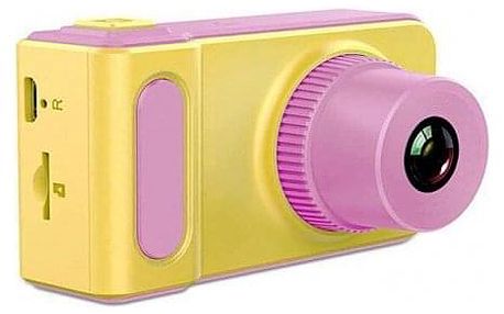Dětský digitální mini fotoaparát s kamerou růžový