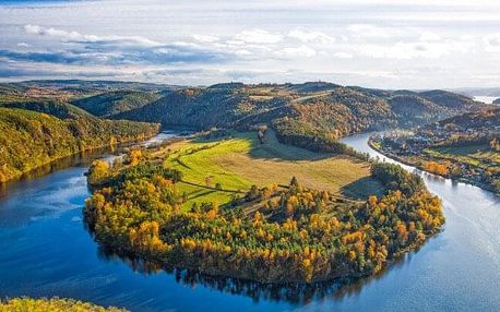 Střední Čechy: Slapská přehrada v Hotelu Hrazany *** s parádním wellness, procedurami a polopenzí