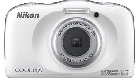 Dětský fotoaparát Nikon COOLPIX W150 bílý backpack kit
