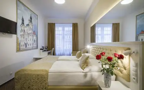 Romantický pobyt pro 2 v elegantním hotelu v centru Prahy 3 dny / 2 noci, 2 osoby, snídaně