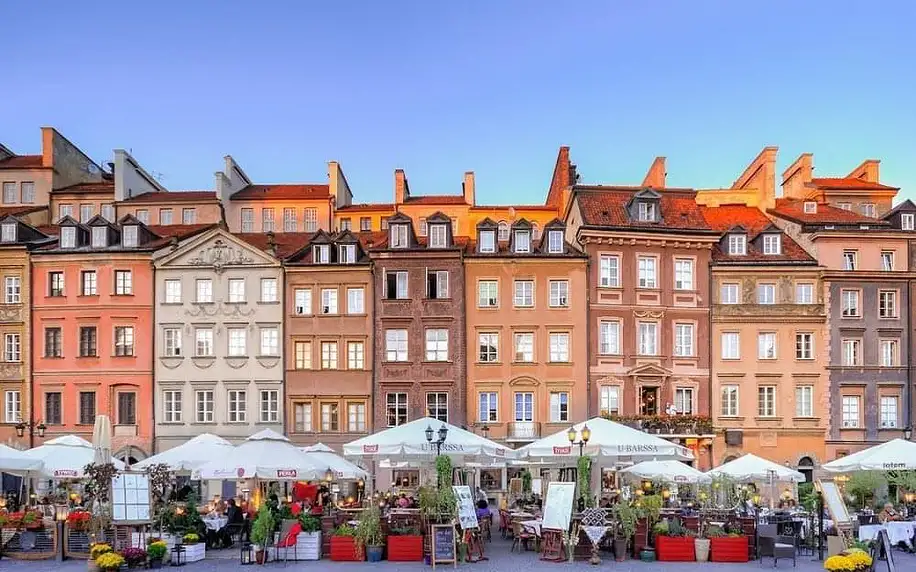 Nezapomenutelný výlet do polské metropole Varšavy 3 dny / 2 noci, 2 osoby, snídaně