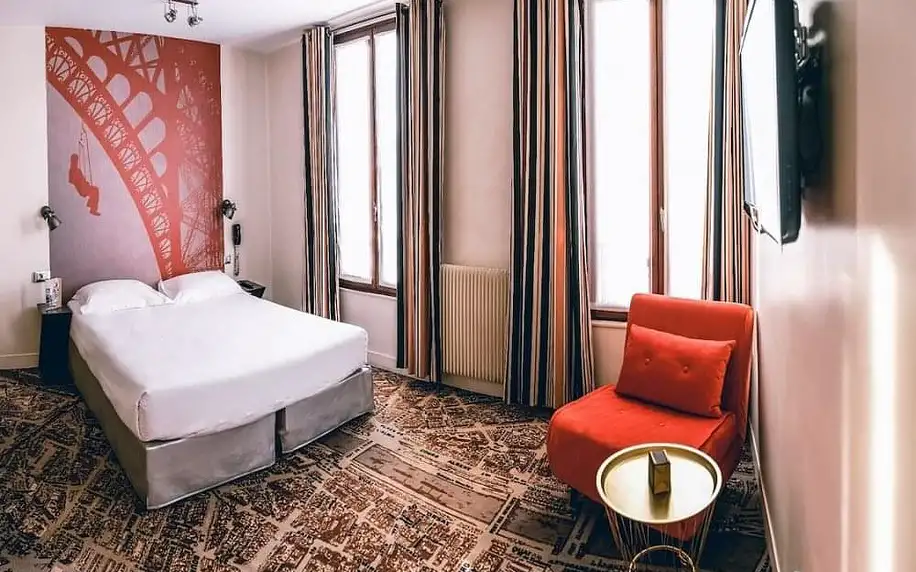 Romantický pobyt v Paříži v hotelu se 100% doporučením 4 dny / 3 noci, 2 osoby, snídaně