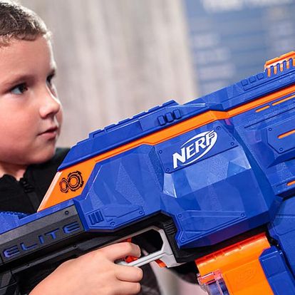 Zábavná Nerf střílečka pro děti v centru Brna