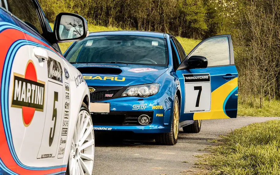 Rallye jízda v Subaru Impreza nebo Fordu Focus