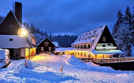 CHKO Beskydy blízko Lysé hory a Pusteven ve Ski Parku Gruň se snídaněmi a možností využít saunu a koupací sud