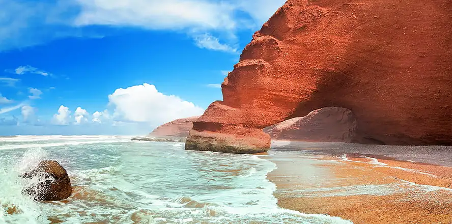 Pláž v Maroku