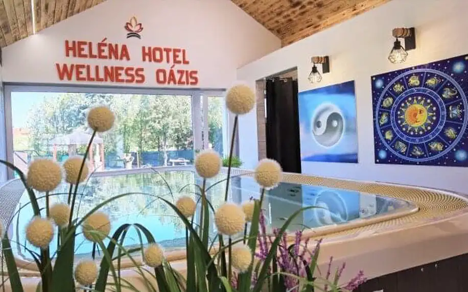 Pobyt u lázeňského Mosonmagyaróváru v Heléna Hotel & Spa *** se snídaní, neomezeným wellness a výhodami