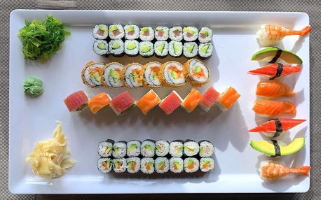 Až 108 kousků lahodného sushi v restauraci Boombay v Ostravě