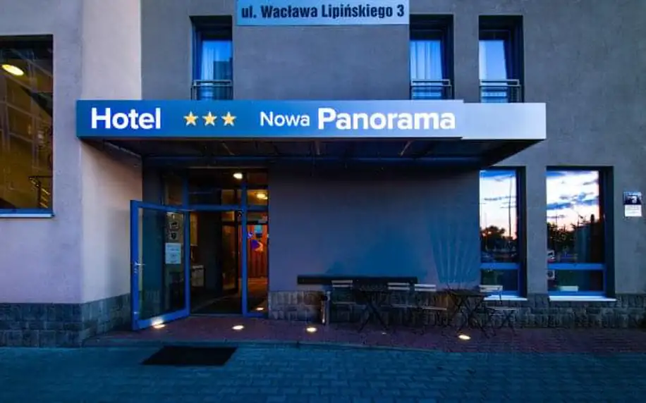 Krakov u historického centra v Hotelu Nowa Panorama *** se slevou na vstup do aquaparku i atrakce + polopenze