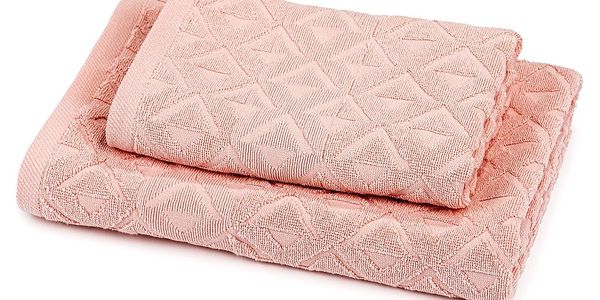 Trade Concept Sada Rio ručník a osuška růžová, 50 x 100 cm, 70 x 140 cm