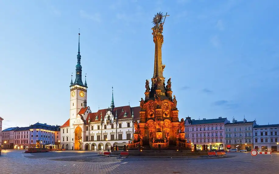 Pobyt v centru Olomouce: snídaně i wellness pokoj